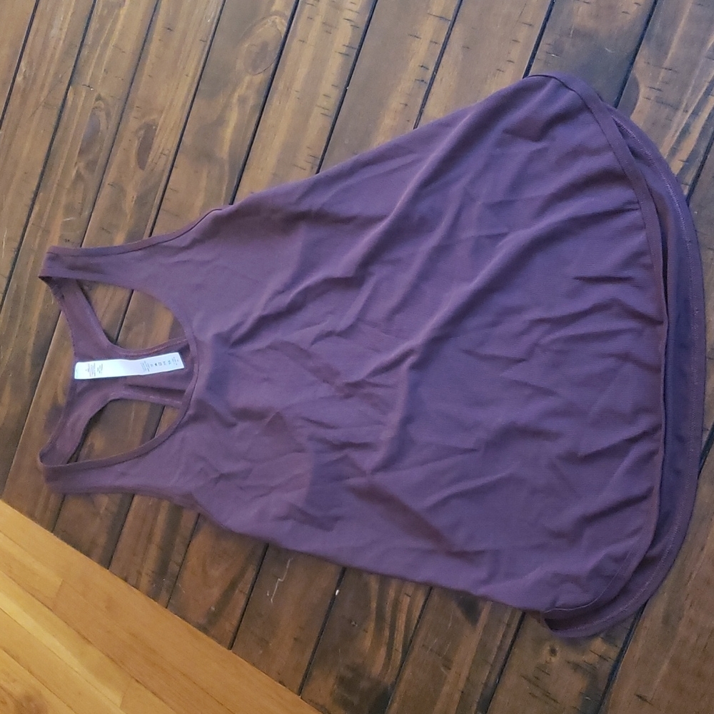lululemon athletica Brown Racerback Tank Top